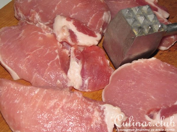 Медальоны из свинины в грейпфрутовом соусе