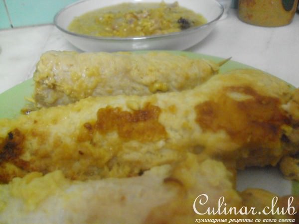 Свиные рулетики с горчичным соусом(варианты)