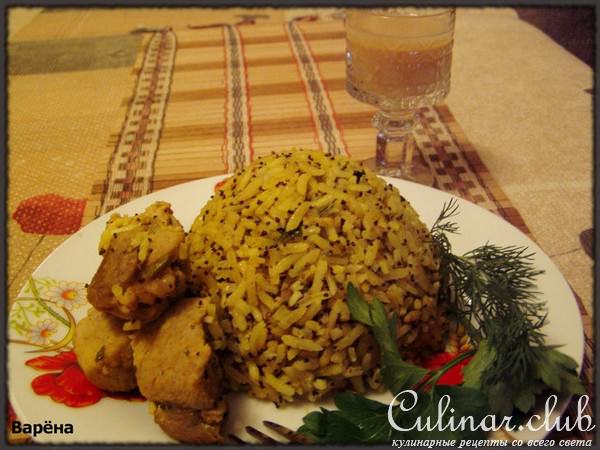 Праздничный индийский плов