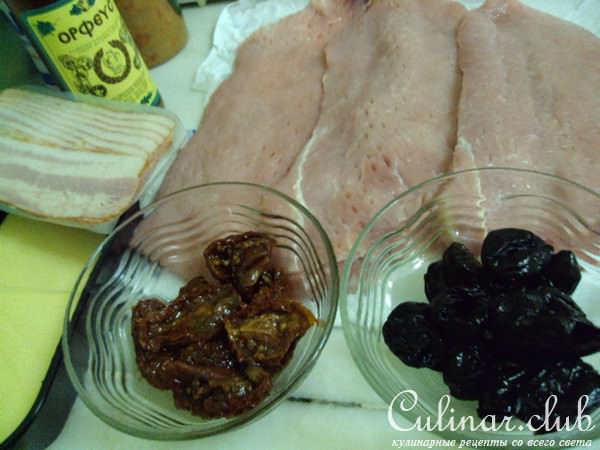 Свиные рулетики с горчичным соусом(варианты)