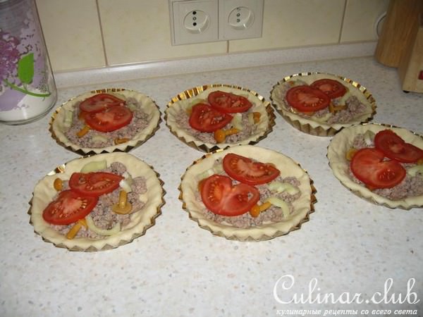 Домашняя мясная пицца
