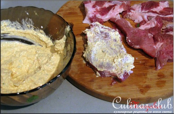 "Дахи Чоп" или жареное мясо с творогом