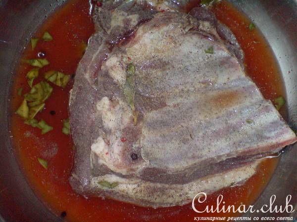 Грудинка,маринованная в ананасовом соке