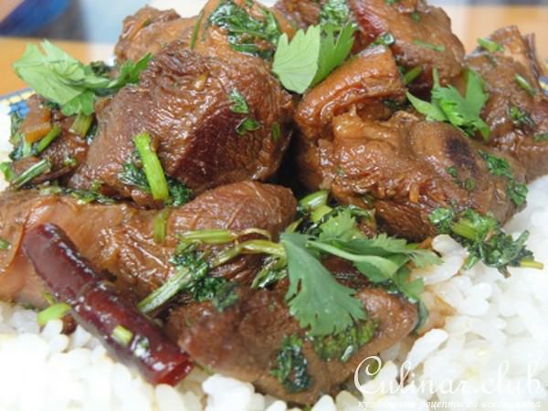 Красная Жареная Свинина с Рисом ! ! !