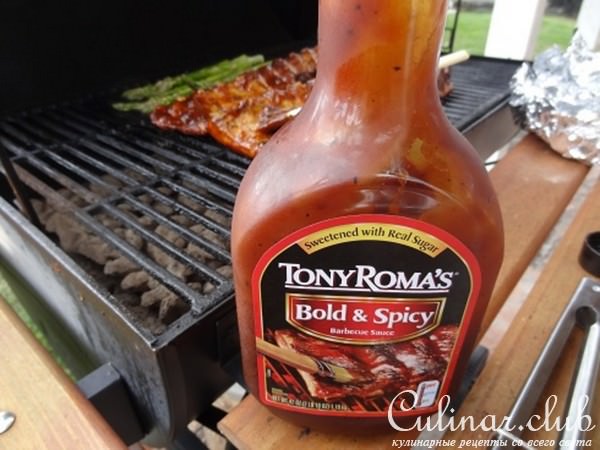 " Рёбра под Соусом BBQ "