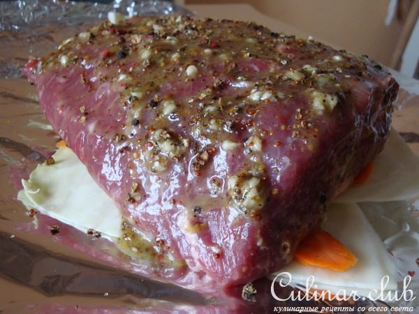 Запеченое мясо для хорошей компании