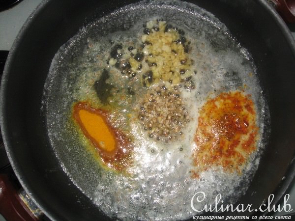 Aloo Pulao (индийский плов с картофелем)