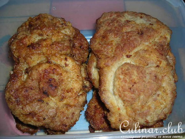 Отбивная из свиной шейки