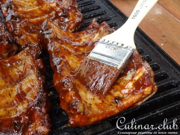 " Рёбра под Соусом BBQ "