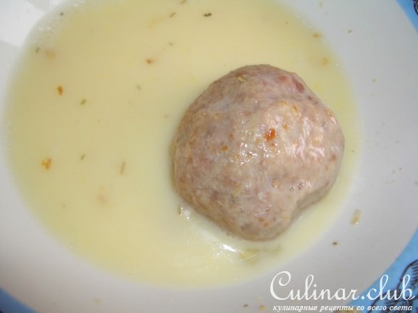 Шарики из говядины с овощами