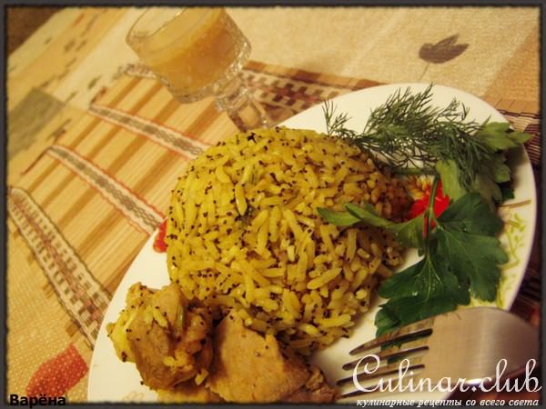 Праздничный индийский плов