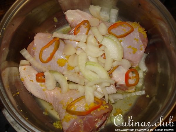 Курица ароматная(в рукаве для запекания)