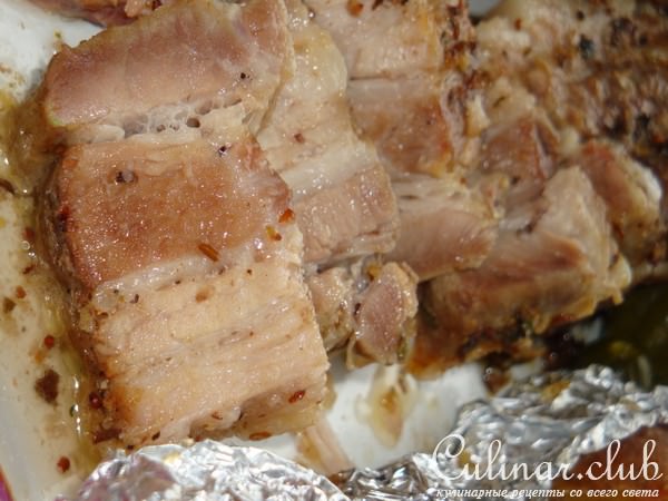 Запеченое мясо для хорошей компании