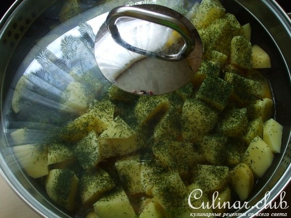 Kартошка тушеная с мясом