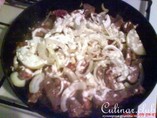 Говядина с картошкой, тушенная в горшочках(Вариант.