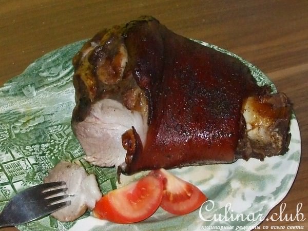 Рулька "пьяная"