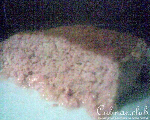 Мясная запеканка с овсяными хлопьями 