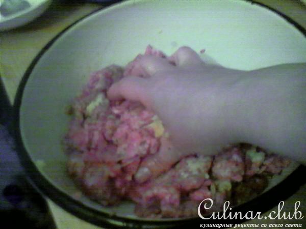 Зразы с зелёным луком и яйцом