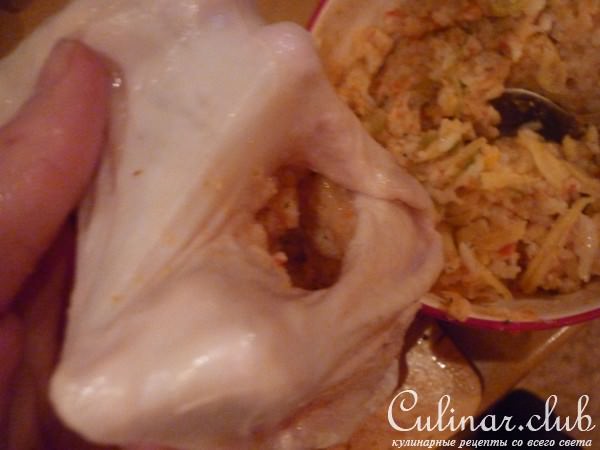 Фаршированные индюшачьи шкурки