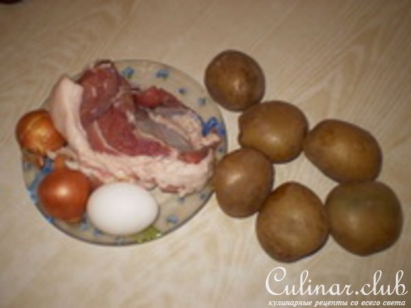 картофельные котлеты с беконом
