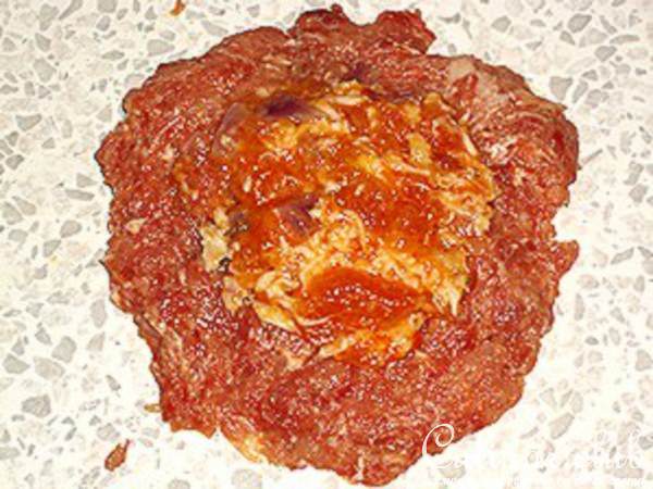 Зразы мясные слоеные