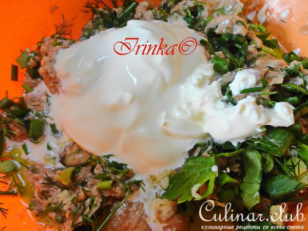 Мясные оладьи из того, что было в холодильнике
