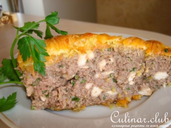 Мясной рулет наоборот