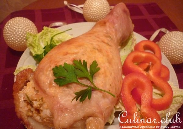 Фаршированные индюшачьи шкурки