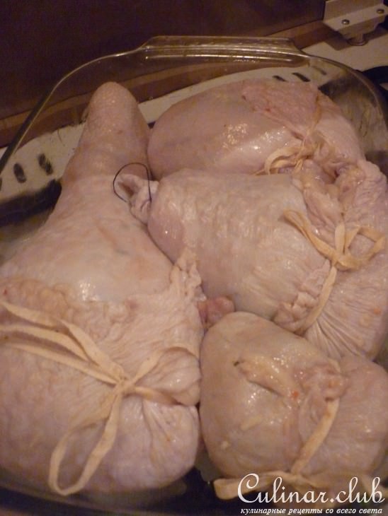 Фаршированные индюшачьи шкурки