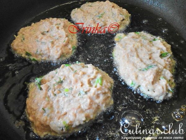 Мясные оладьи из того, что было в холодильнике