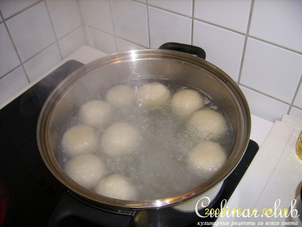 Клецки белорусские с душами