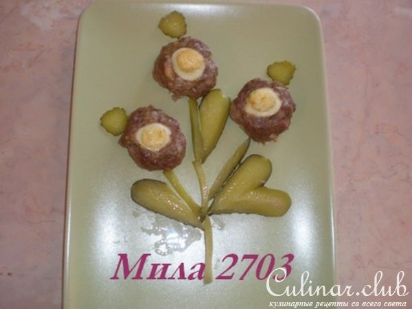 Мини-котлеты «Соколиный глаз» (просто и вкусно)