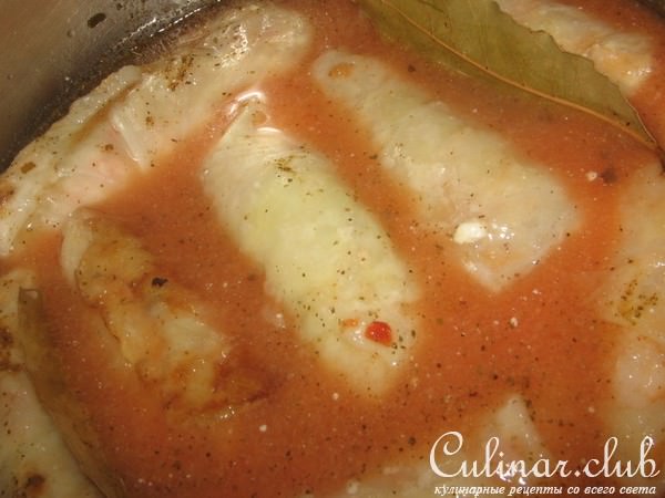 Голубцы с курино-овощной начинкой.