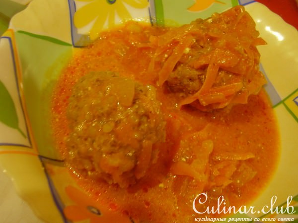 Ёжики мясные в мультиварке 