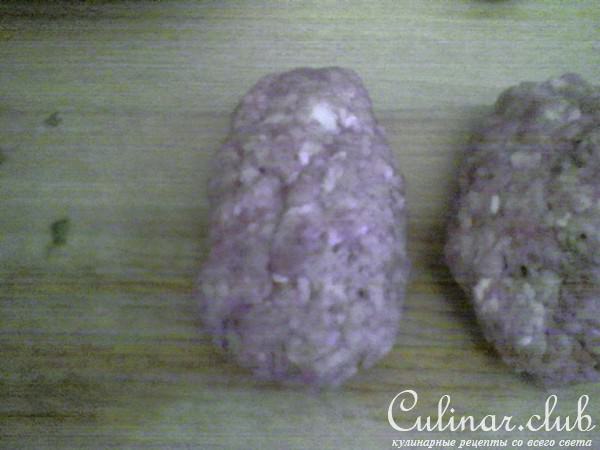 Зразы с зелёным луком и яйцом