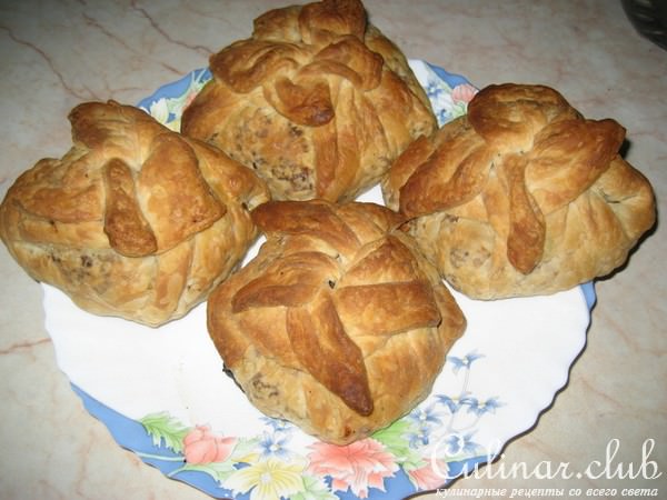 Хрустящий мешочек с мяском