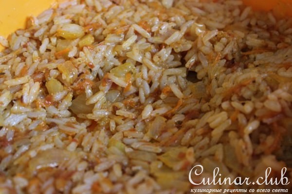 Мясной рулет с пряным рисом или Ужин для принца. 