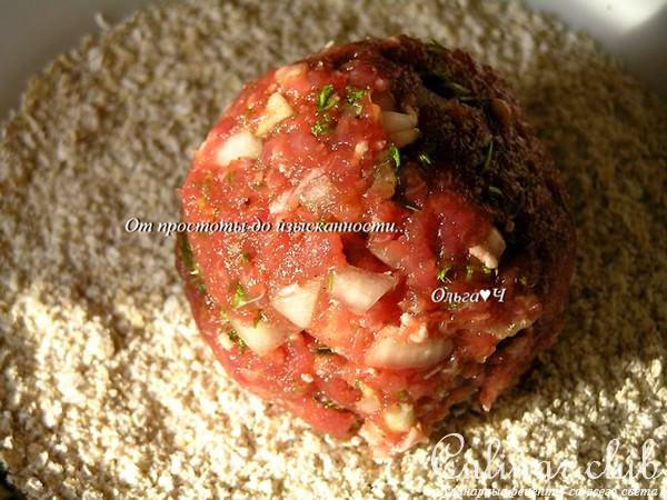 Мясные шарики с травами в томатном соусе ("Я+Серж Маркович=...")