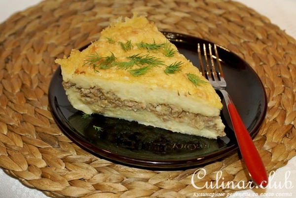 Запеканка с мясом