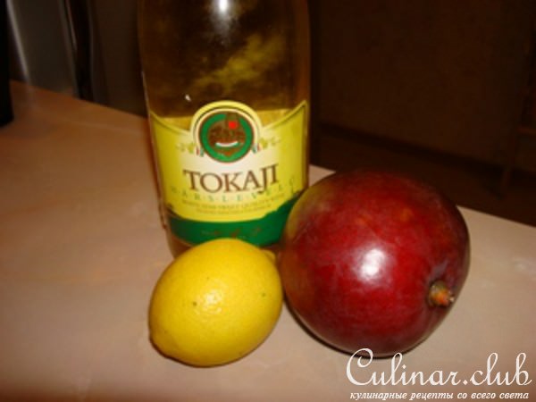 Мясные шарики в манговом соусе