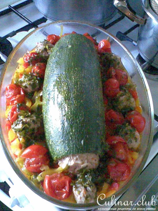 Цуккиния фаршированная