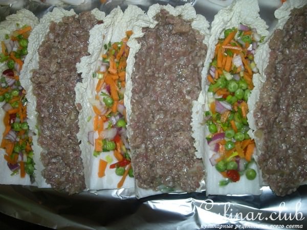 Фаршированная пекинская капуста