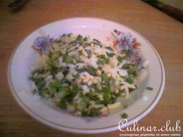 Зразы с зелёным луком и яйцом