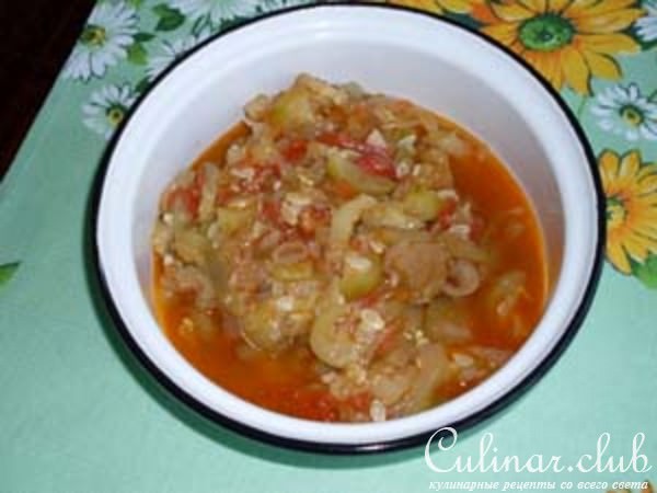 Рагу с тефтельками