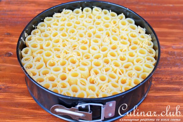 Запеченный Rigatoni торт