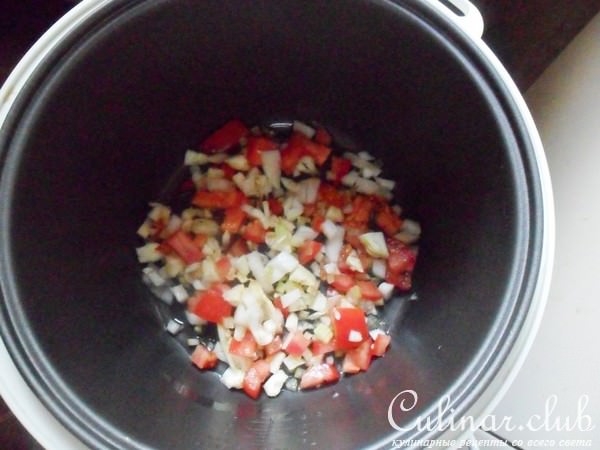 Кабачок фаршированный в мультиварке
