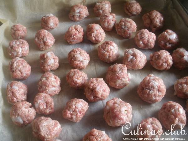 Фрикадельки коктейльные во вкуснейшем соусе 
