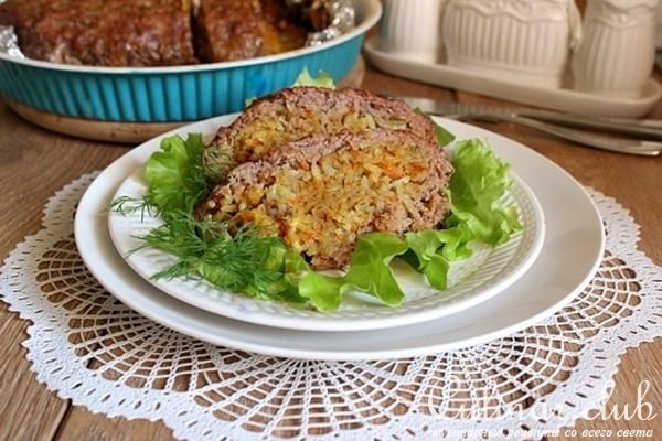 Мясной рулет с пряным рисом или Ужин для принца. 