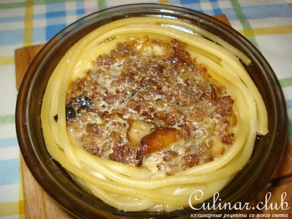 Макаронный пирог