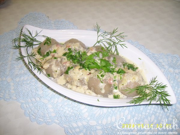 Клецки белорусские с душами